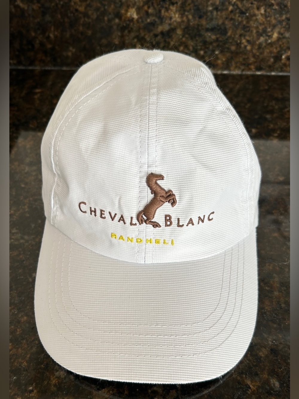 RARE Cheval Blanc Hotel Luxury Baseball Cap White LVMH Exclusive - LIKE NEW